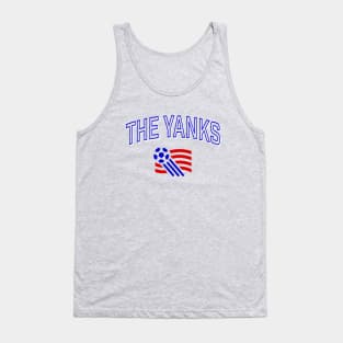 Support US Soccer with this retro design! Tank Top